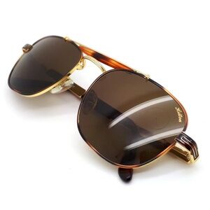 HILTON OLYMPIA Aviator in Gold & Tortoiseshell - 928 C077 MSRP $600 - BNIB